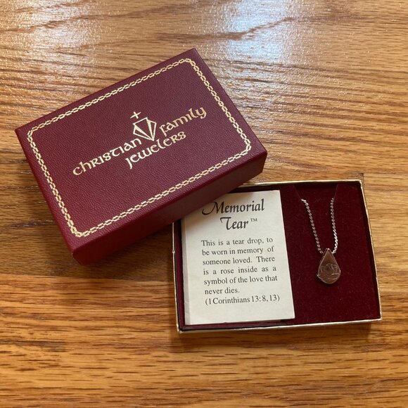 Memorial Tear Necklace - Picture 7 of 16